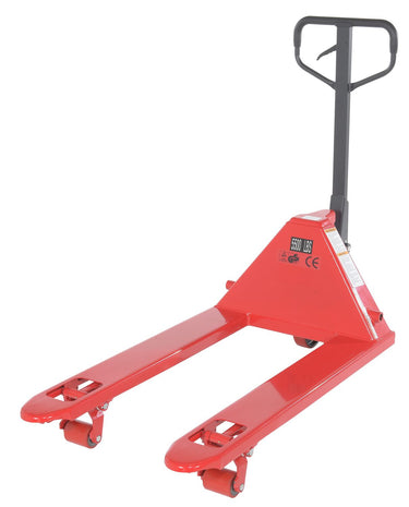 Steel Full Featured Pallet Truck 27 In. x 42 In. 5,500 Lb. Capacity Red